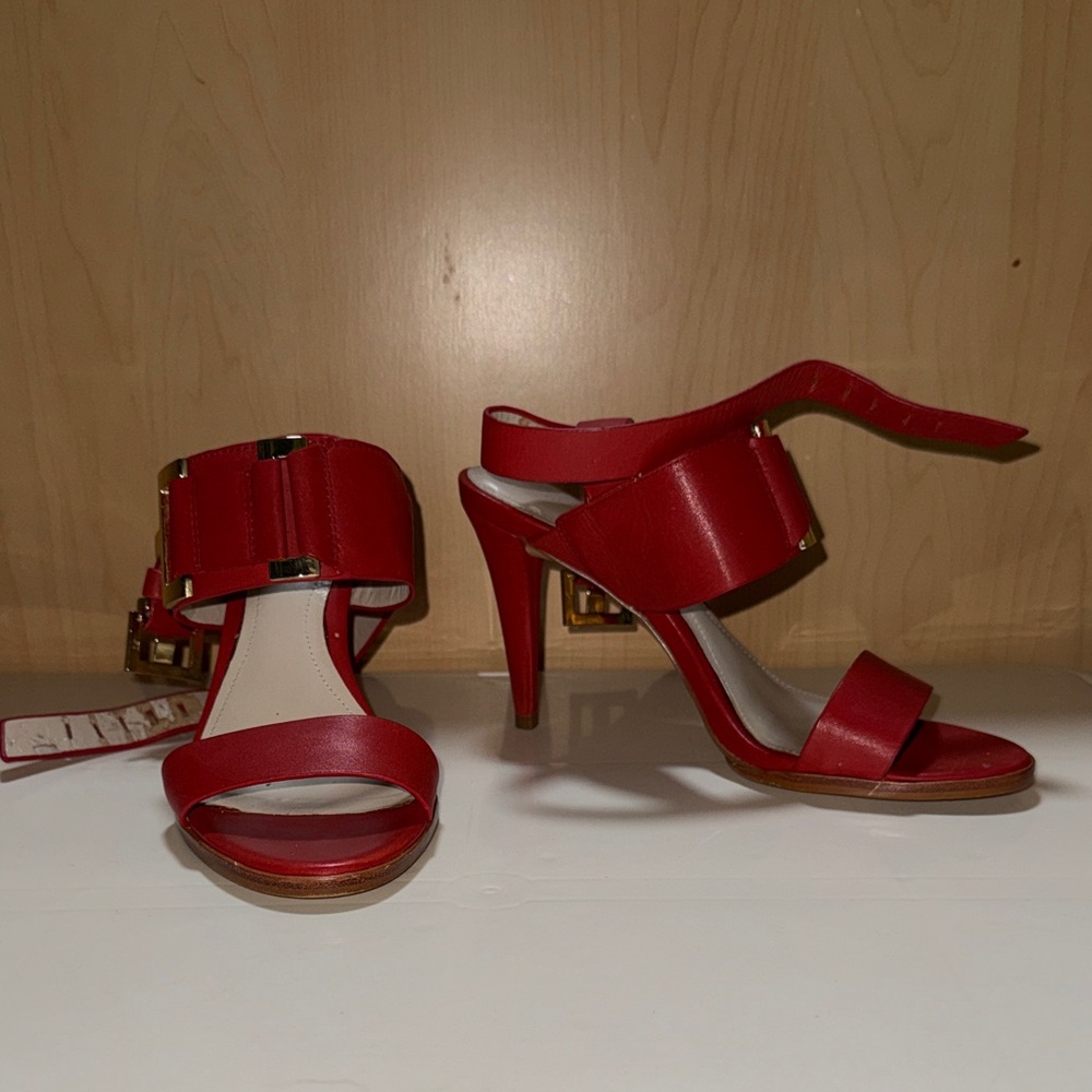 Calvin Klein Red Strappy Heels